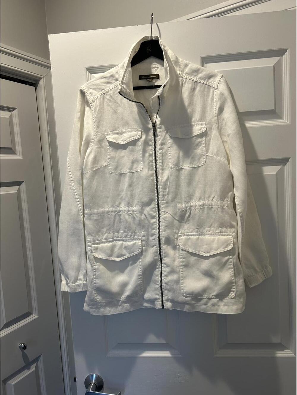 Tommy Bahama Women's White Utility Jacket Size S/P